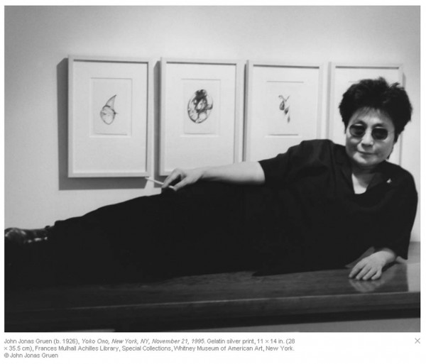 John Jonas Gruen Yoko Ono whitney museum