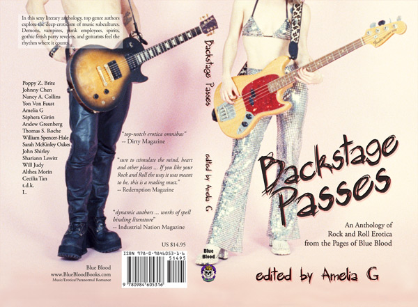 backstage passes an anthology of rock and roll erotica from the pages of blue blood