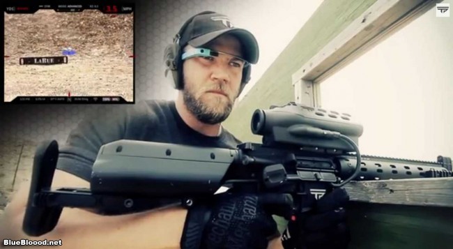 Google Glass + Heavy Firearms + iPad = Live Action Halo