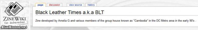 BLT on Zine Wiki