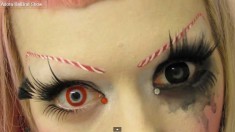 Adorabat Suck My Candy Cane Eyebrows Makeup Tutorial