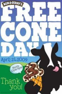 ben and jerry s free ice cream