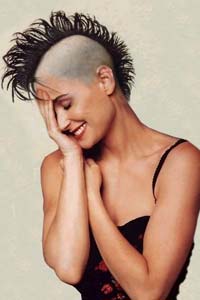 demi moore mohawk