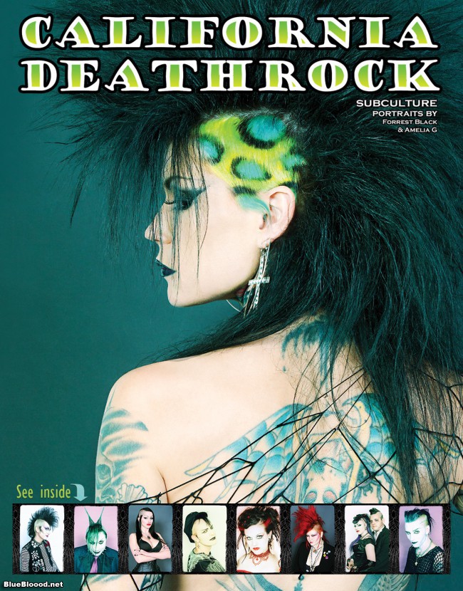 California Deathrock coffee table book see inside