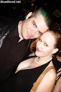 Forrest Black and Julie Simone at Audition Party