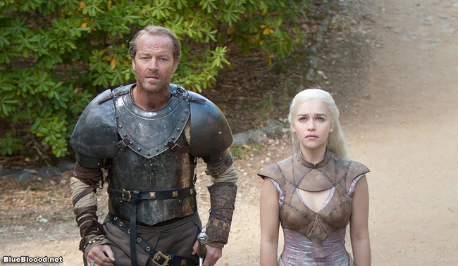 game of thrones jorah mormount danaerys