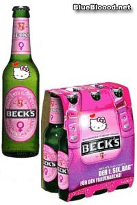 hello kitty beer becks