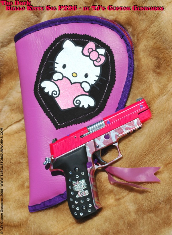 hello kitty sig sauer gun firearm p226 kit