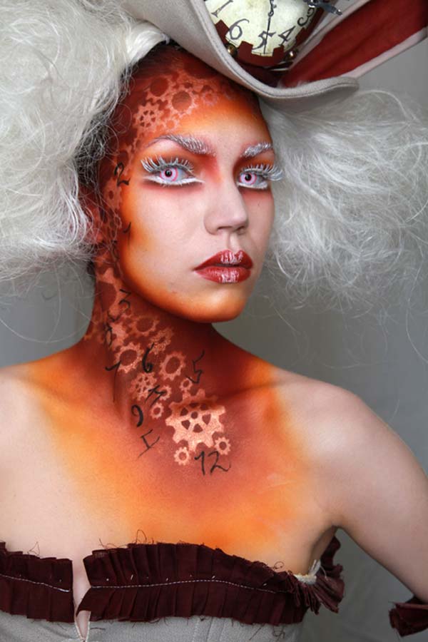 Tuesday Coren's first-place  beauty/fantasy make-up from the Alice in Wonderland-themed student  competition at the 2010 IMATS Los Angeles. Photo by Deverill Weekes.