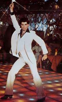 John Travolta white suit