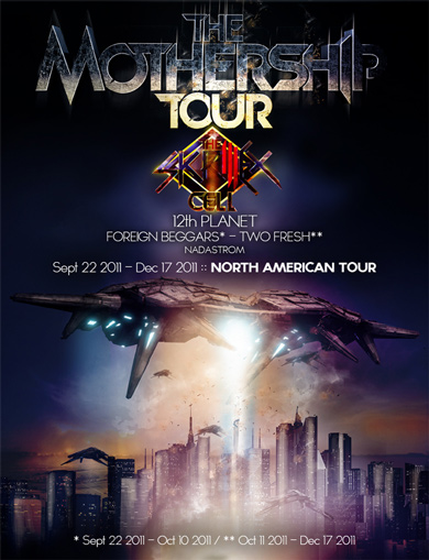 Skrillex Mothership Tour