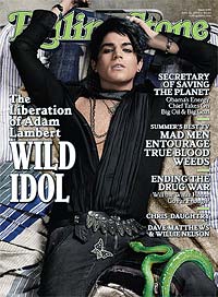 rolling stone adam lambert american idol