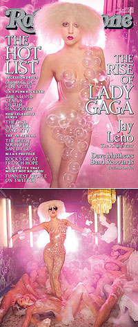 lady gaga naked rolling stone