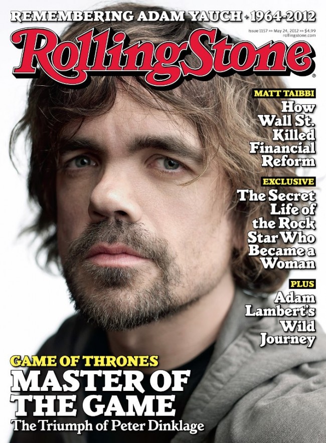 rolling stone magazine peter dinklage cover tyrion