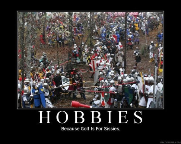 sca hobbies larp because golf is for sissies