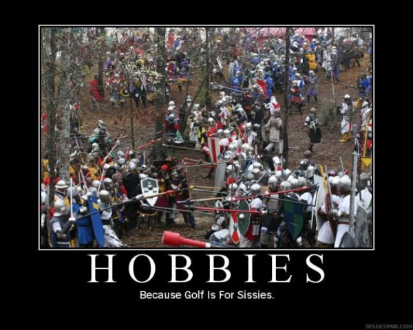 sca hobbies larp because golf is for sissies