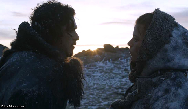 ygritte jon snow icy hot game of thrones