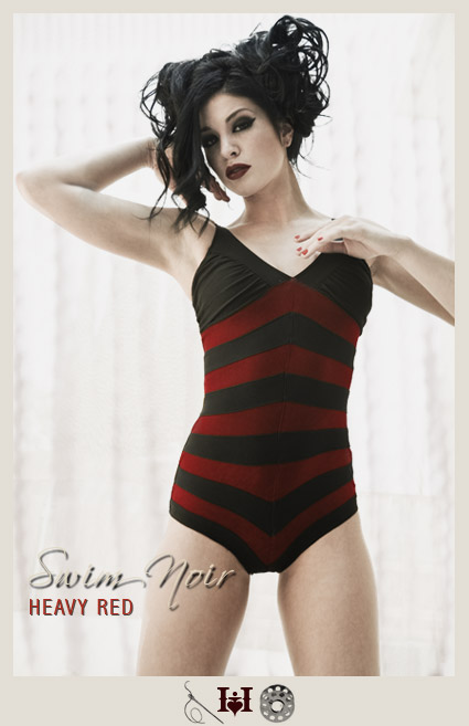 Blue Blood Heavy Red Swim Noir