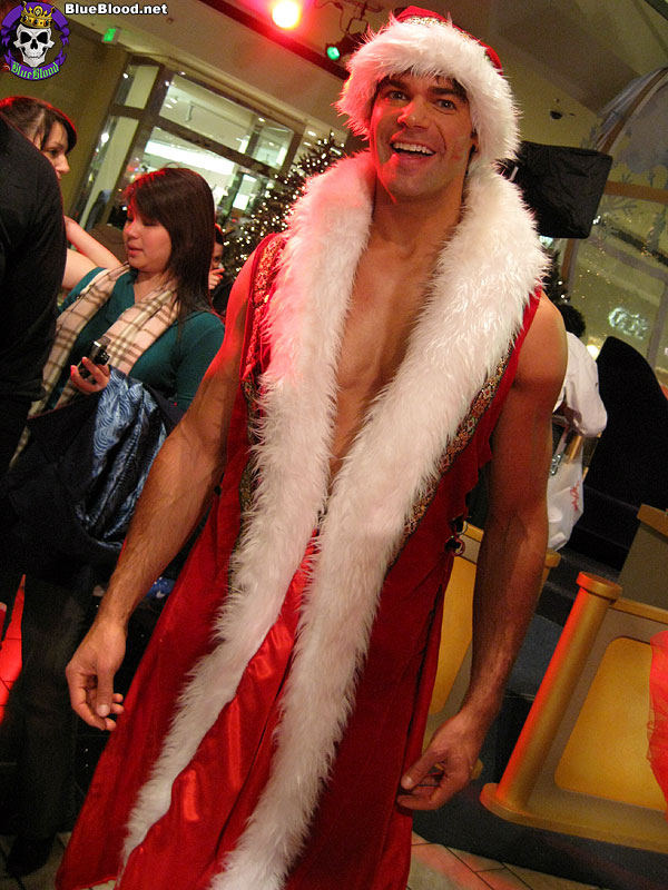 Blue Blood Hunky Santa Candy Cane Girls