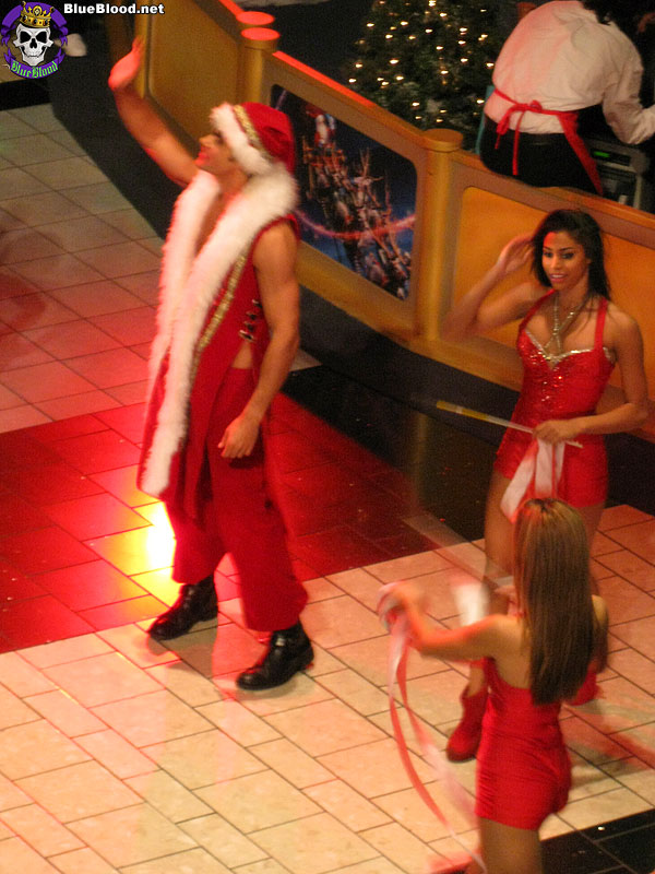 Blue Blood Hunky Santa Candy Cane Girls