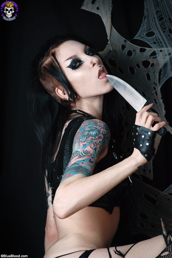 Blue Blood Deathrock Halloween