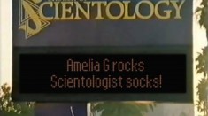 Amelia G Rocks Scientologist Socks