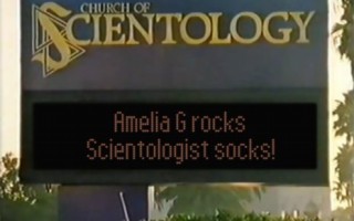 Amelia G Rocks Scientologist Socks